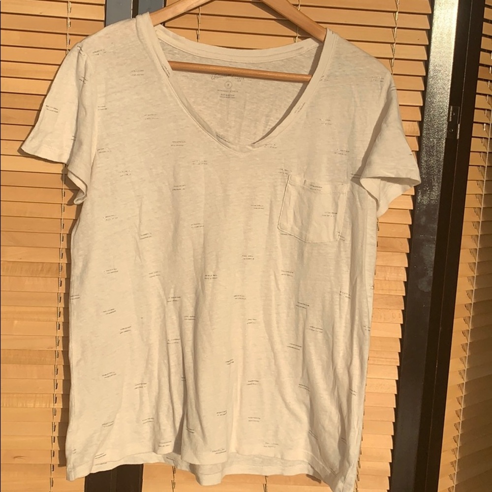 White and Silver T-shirt
